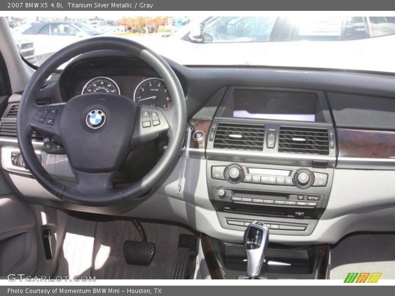 Titanium Silver Metallic / Gray 2007 BMW X5 4.8i