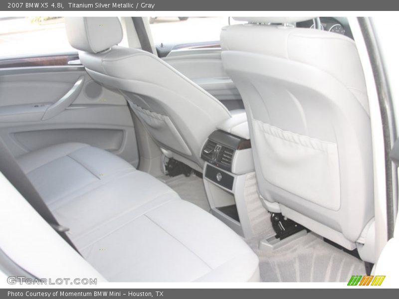 Titanium Silver Metallic / Gray 2007 BMW X5 4.8i