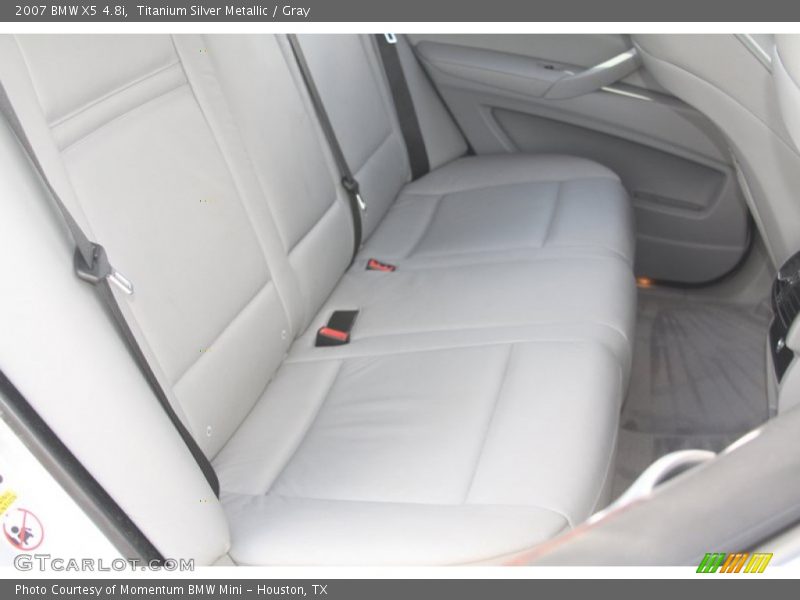 Titanium Silver Metallic / Gray 2007 BMW X5 4.8i