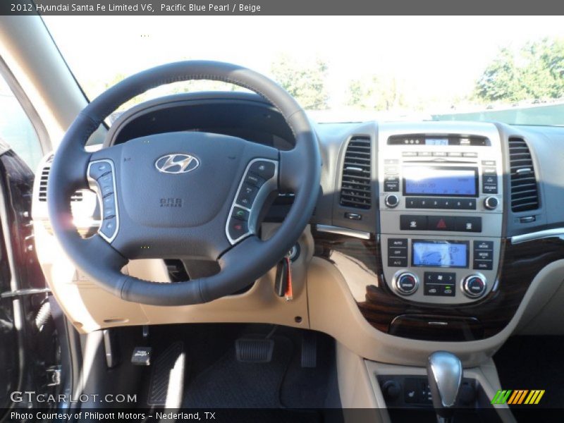 Dashboard of 2012 Santa Fe Limited V6