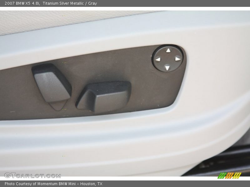 Titanium Silver Metallic / Gray 2007 BMW X5 4.8i