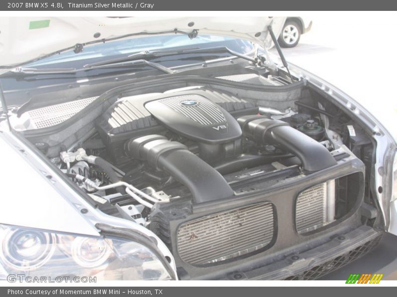 Titanium Silver Metallic / Gray 2007 BMW X5 4.8i