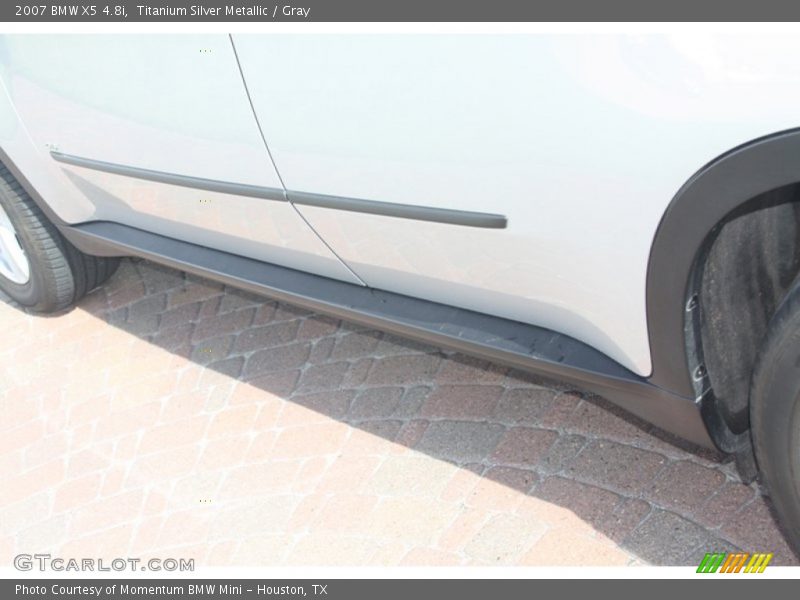 Titanium Silver Metallic / Gray 2007 BMW X5 4.8i