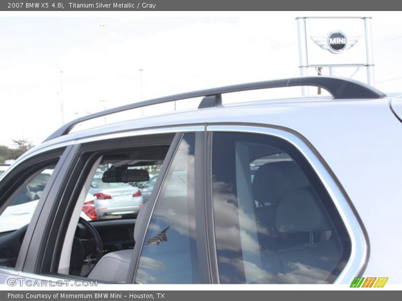 Titanium Silver Metallic / Gray 2007 BMW X5 4.8i