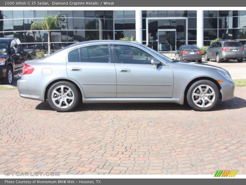 Diamond Graphite Metallic / Wheat 2006 Infiniti G 35 Sedan