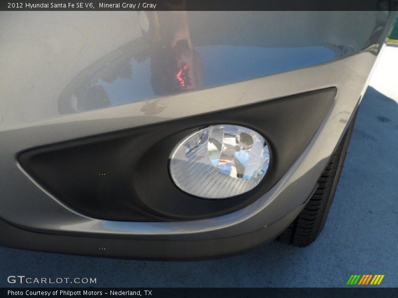Mineral Gray / Gray 2012 Hyundai Santa Fe SE V6