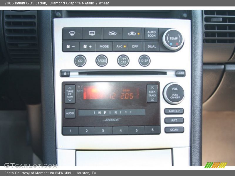 Diamond Graphite Metallic / Wheat 2006 Infiniti G 35 Sedan