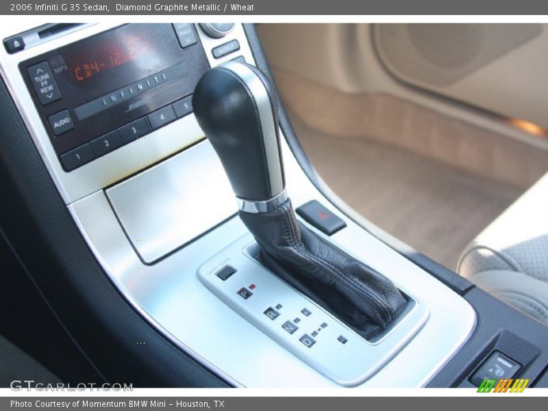 Diamond Graphite Metallic / Wheat 2006 Infiniti G 35 Sedan