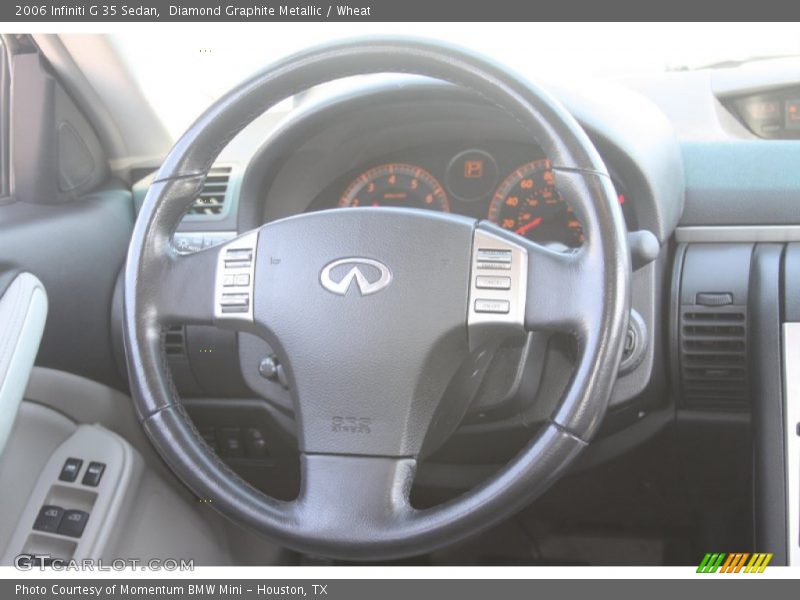 Diamond Graphite Metallic / Wheat 2006 Infiniti G 35 Sedan