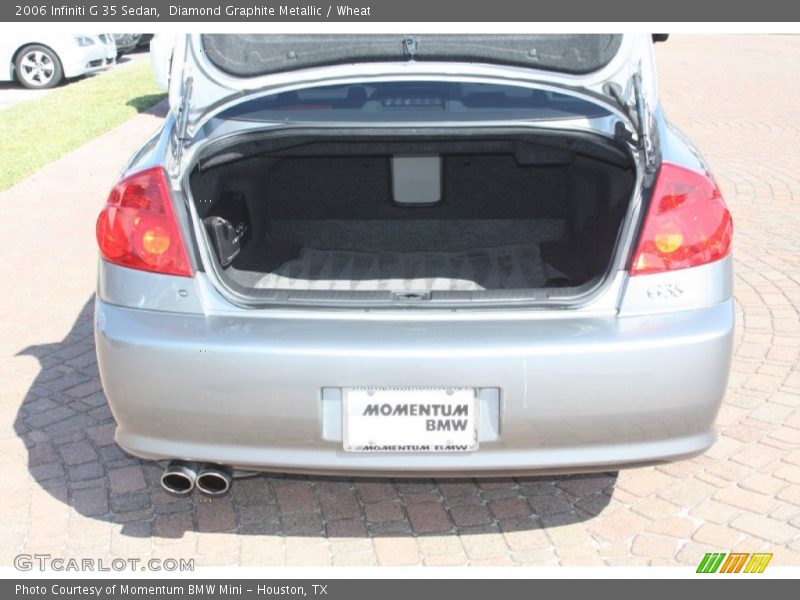 Diamond Graphite Metallic / Wheat 2006 Infiniti G 35 Sedan