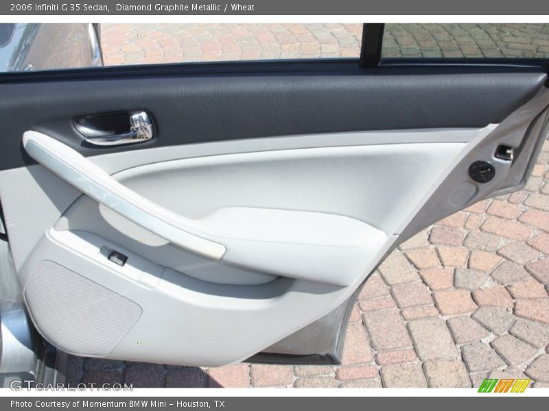Diamond Graphite Metallic / Wheat 2006 Infiniti G 35 Sedan