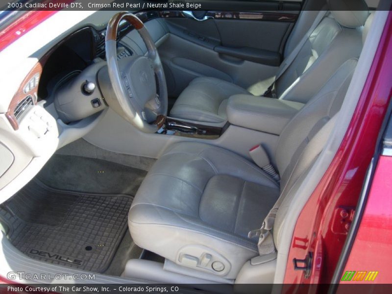 Crimson Red Pearl / Neutral Shale Beige 2003 Cadillac DeVille DTS