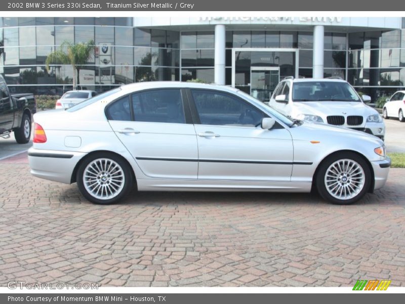 Titanium Silver Metallic / Grey 2002 BMW 3 Series 330i Sedan