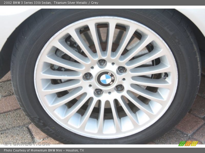 Titanium Silver Metallic / Grey 2002 BMW 3 Series 330i Sedan