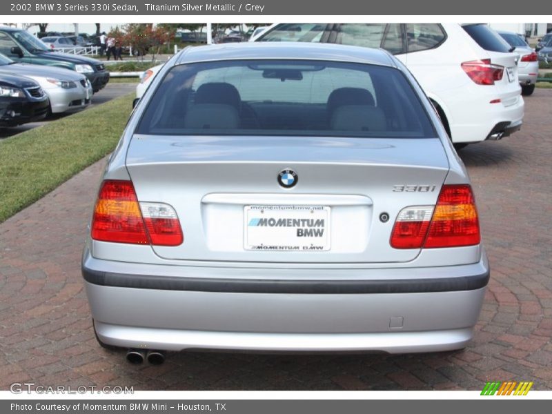 Titanium Silver Metallic / Grey 2002 BMW 3 Series 330i Sedan