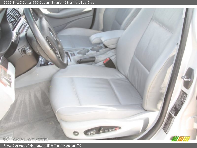 Titanium Silver Metallic / Grey 2002 BMW 3 Series 330i Sedan