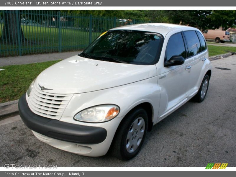 Stone White / Dark Slate Gray 2003 Chrysler PT Cruiser