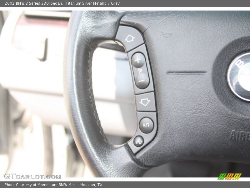 Titanium Silver Metallic / Grey 2002 BMW 3 Series 330i Sedan