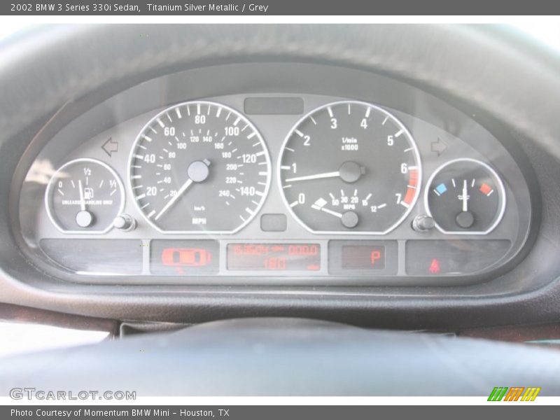 Titanium Silver Metallic / Grey 2002 BMW 3 Series 330i Sedan