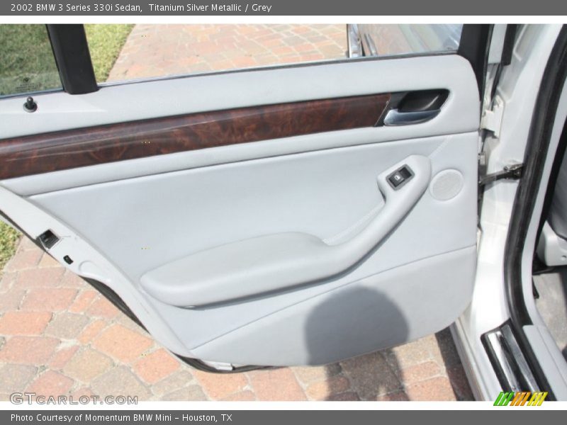 Titanium Silver Metallic / Grey 2002 BMW 3 Series 330i Sedan