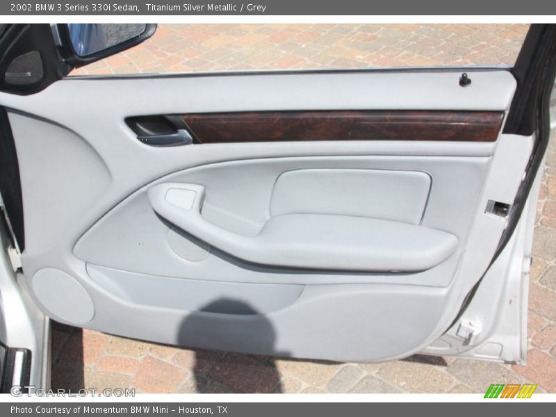 Titanium Silver Metallic / Grey 2002 BMW 3 Series 330i Sedan