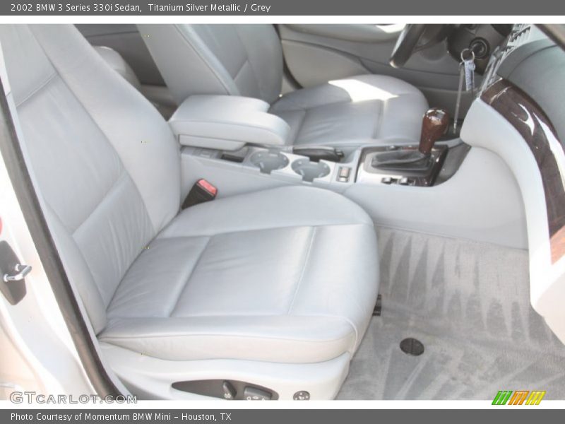 Titanium Silver Metallic / Grey 2002 BMW 3 Series 330i Sedan