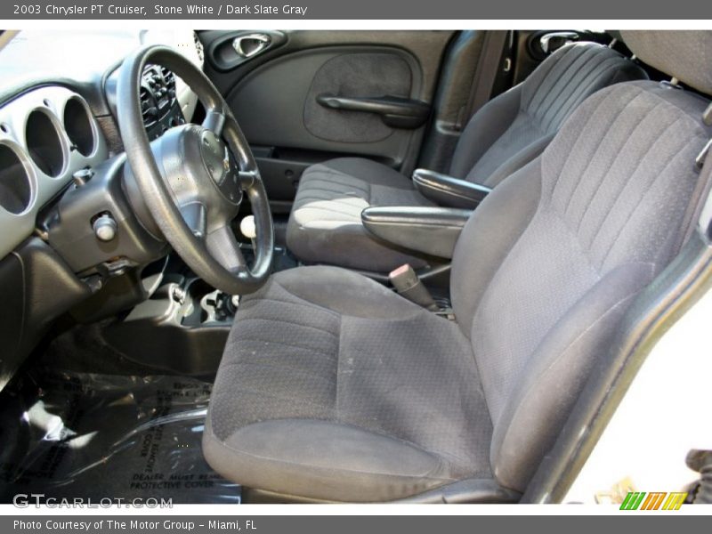 Stone White / Dark Slate Gray 2003 Chrysler PT Cruiser