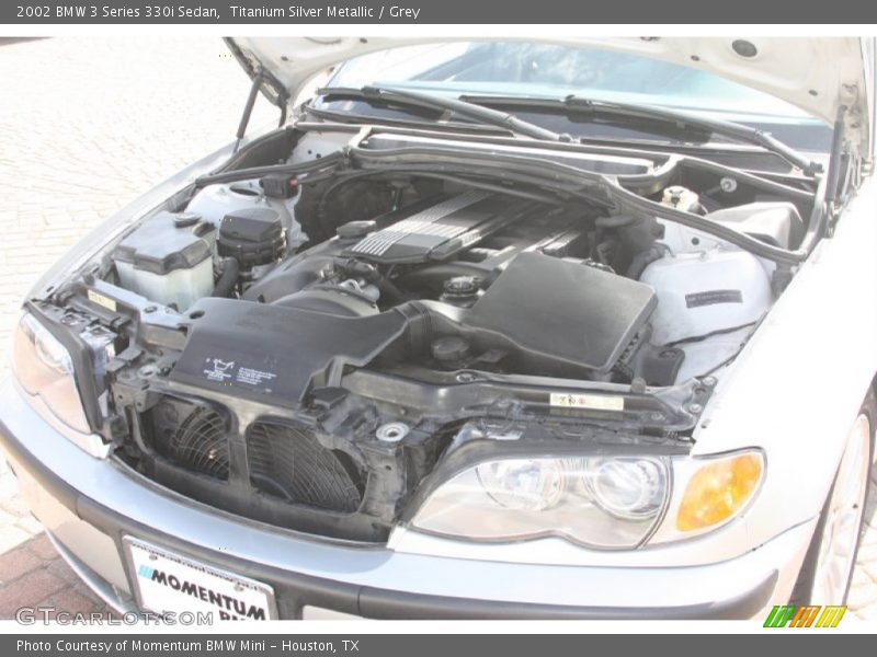 Titanium Silver Metallic / Grey 2002 BMW 3 Series 330i Sedan