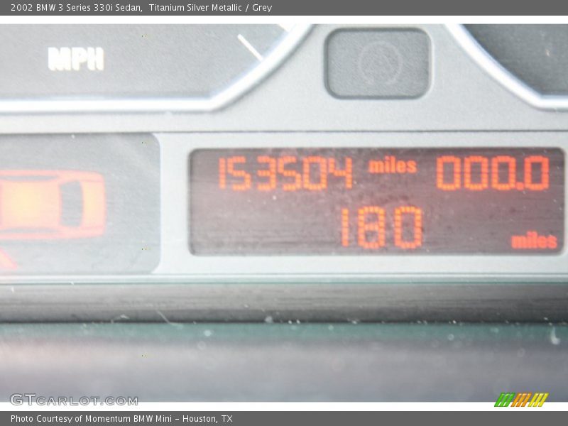 Titanium Silver Metallic / Grey 2002 BMW 3 Series 330i Sedan