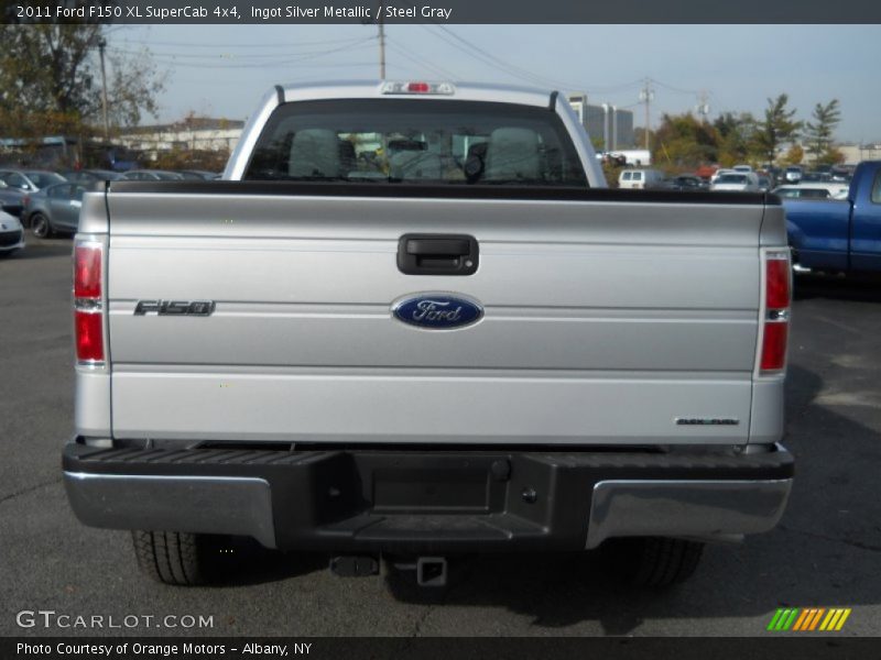 Ingot Silver Metallic / Steel Gray 2011 Ford F150 XL SuperCab 4x4