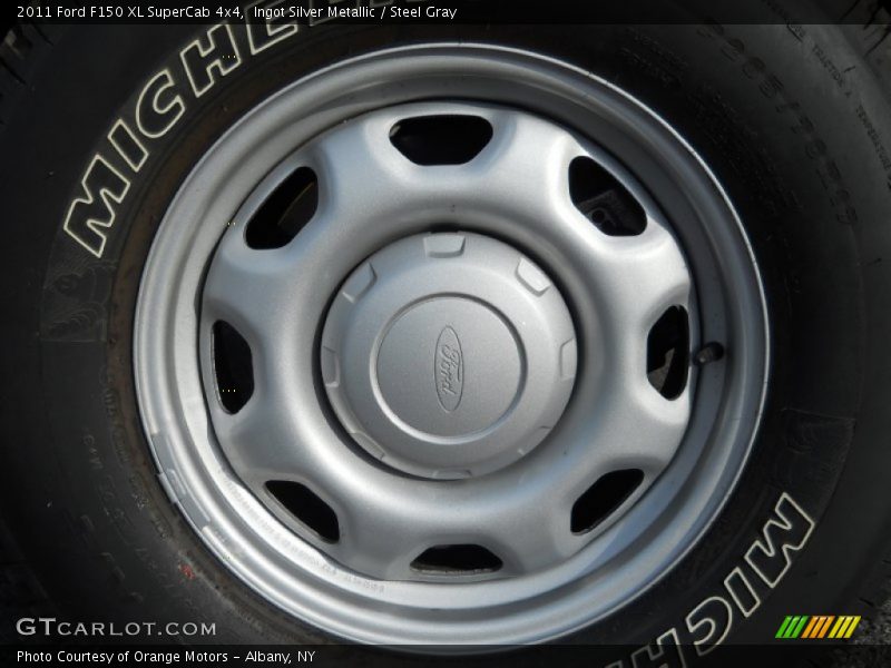Ingot Silver Metallic / Steel Gray 2011 Ford F150 XL SuperCab 4x4