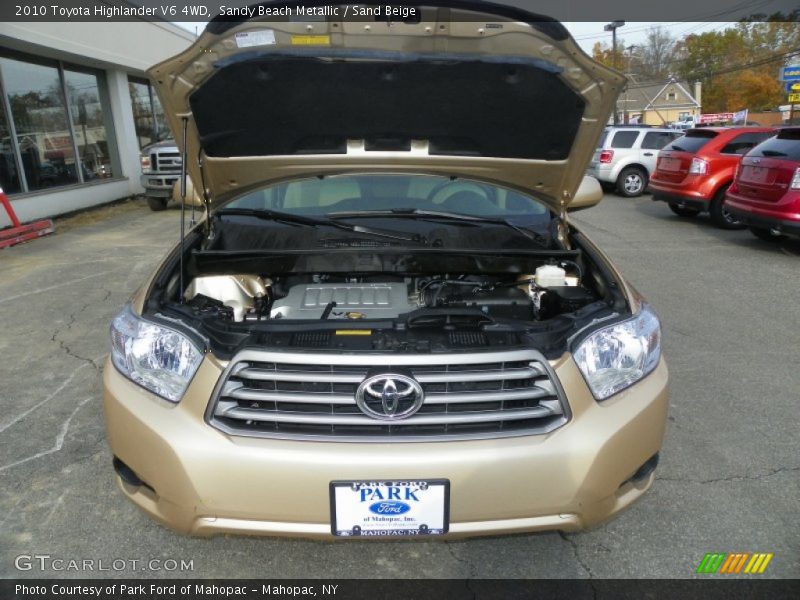 Sandy Beach Metallic / Sand Beige 2010 Toyota Highlander V6 4WD