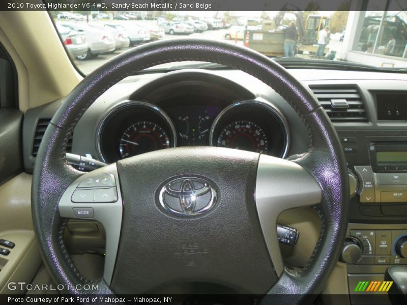 Sandy Beach Metallic / Sand Beige 2010 Toyota Highlander V6 4WD
