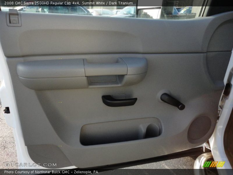 Summit White / Dark Titanium 2008 GMC Sierra 2500HD Regular Cab 4x4