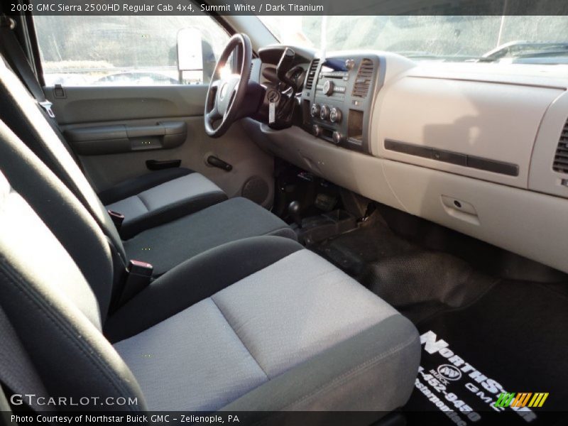 Summit White / Dark Titanium 2008 GMC Sierra 2500HD Regular Cab 4x4