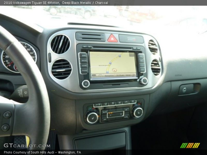 Deep Black Metallic / Charcoal 2010 Volkswagen Tiguan SE 4Motion