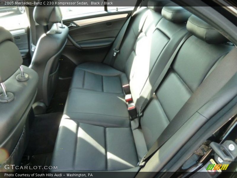 Black / Black 2005 Mercedes-Benz C 230 Kompressor Sedan