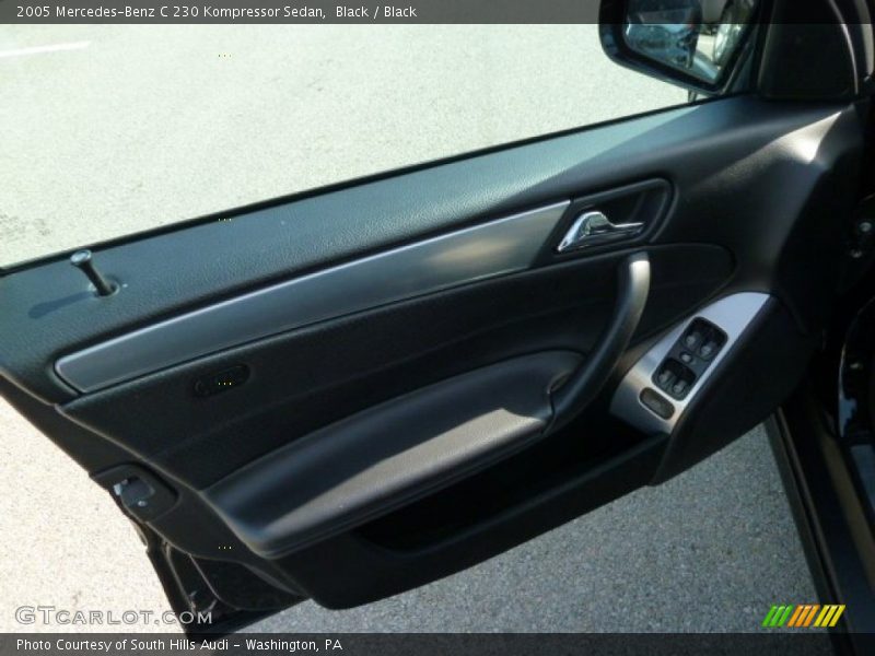 Black / Black 2005 Mercedes-Benz C 230 Kompressor Sedan