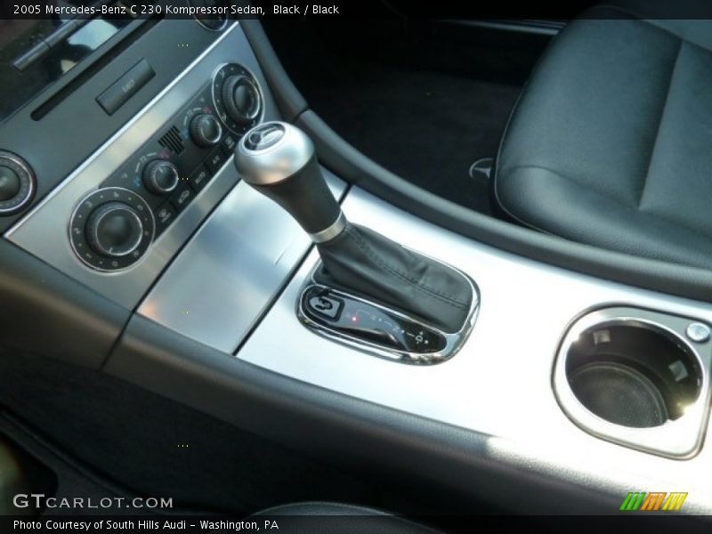 Black / Black 2005 Mercedes-Benz C 230 Kompressor Sedan