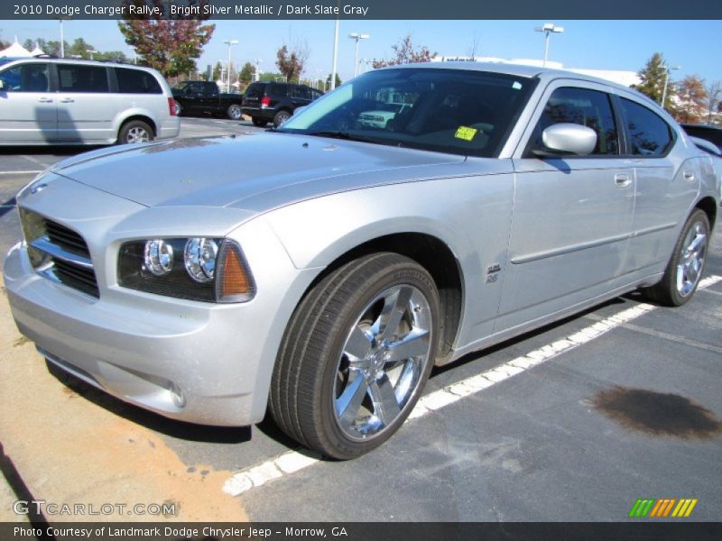 Bright Silver Metallic / Dark Slate Gray 2010 Dodge Charger Rallye