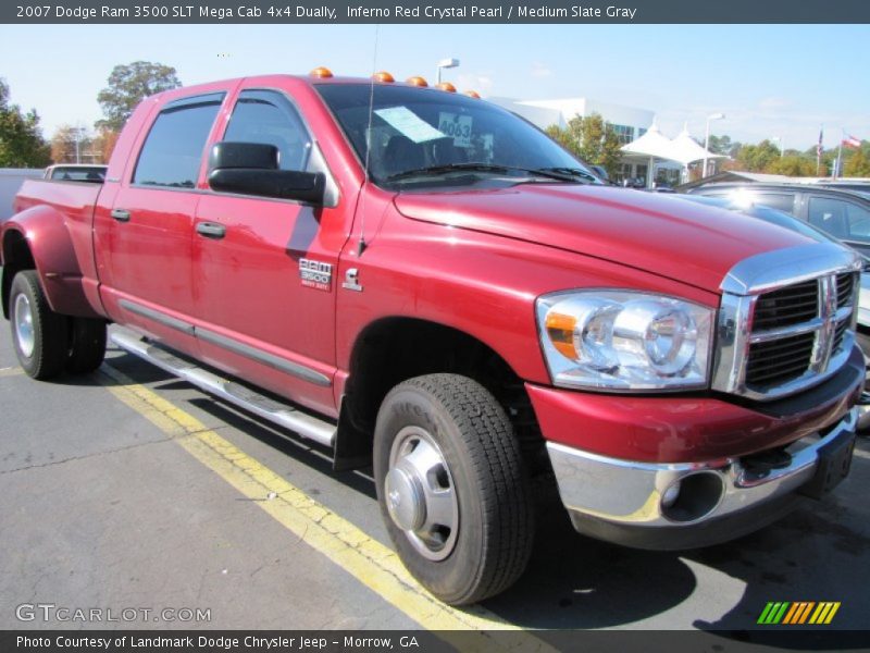 Front 3/4 View of 2007 Ram 3500 SLT Mega Cab 4x4 Dually