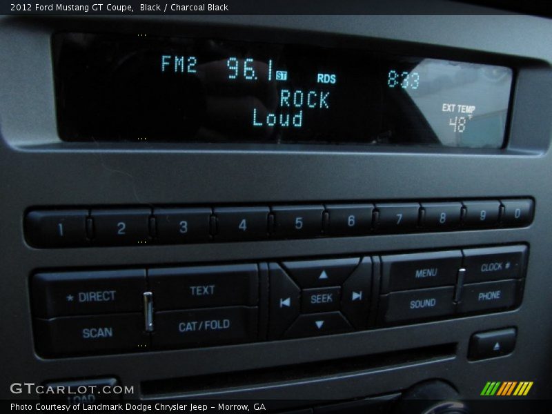 Black / Charcoal Black 2012 Ford Mustang GT Coupe