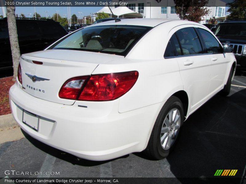 Stone White / Dark Slate Gray 2010 Chrysler Sebring Touring Sedan