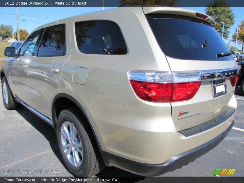 White Gold / Black 2012 Dodge Durango SXT