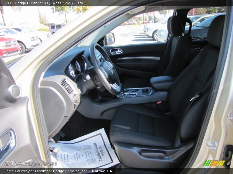 White Gold / Black 2012 Dodge Durango SXT
