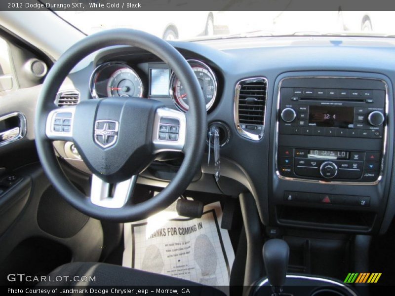 White Gold / Black 2012 Dodge Durango SXT