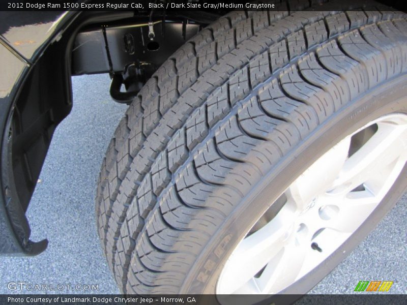 Black / Dark Slate Gray/Medium Graystone 2012 Dodge Ram 1500 Express Regular Cab