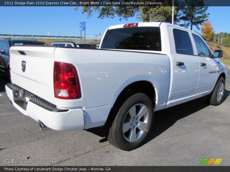 Bright White / Dark Slate Gray/Medium Graystone 2012 Dodge Ram 1500 Express Crew Cab