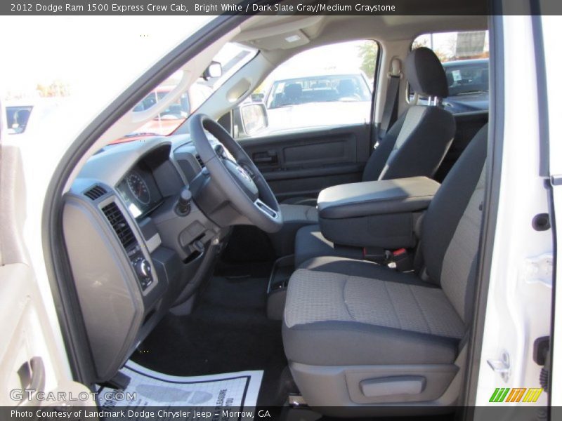 Bright White / Dark Slate Gray/Medium Graystone 2012 Dodge Ram 1500 Express Crew Cab