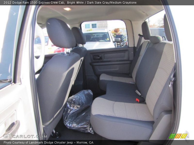 Bright White / Dark Slate Gray/Medium Graystone 2012 Dodge Ram 1500 Express Crew Cab